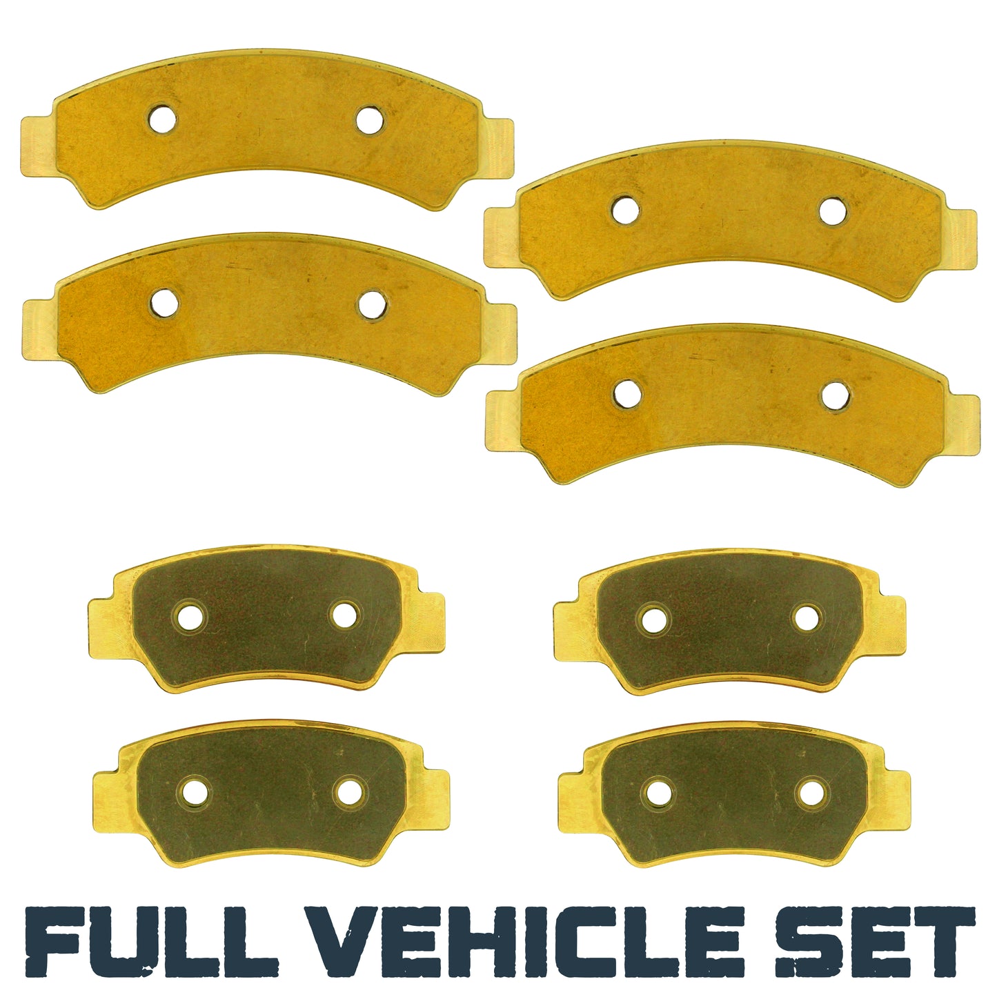 CFMoto U10 PRO/U10XL PRO 2025-2026 Brass Brake Pad Set