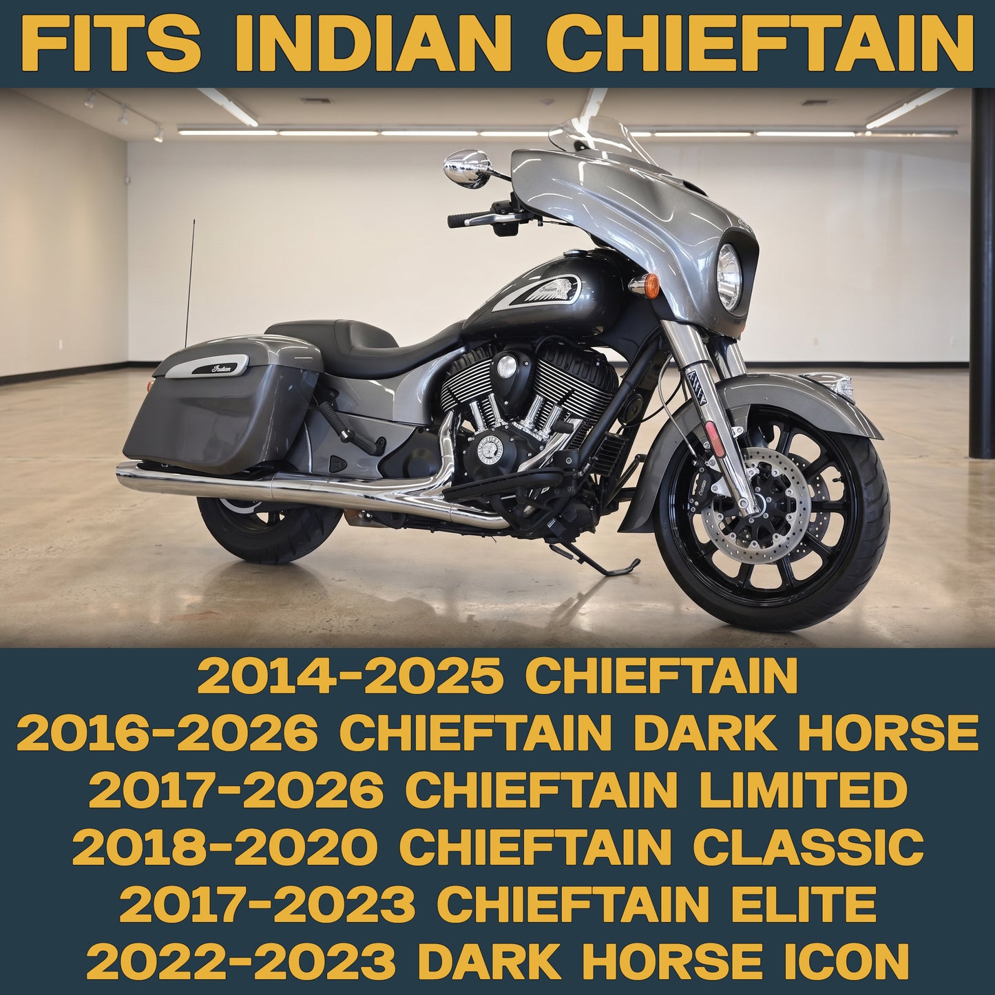 Indian Chieftain 2014-2026 Ceramic Brake Pad Set