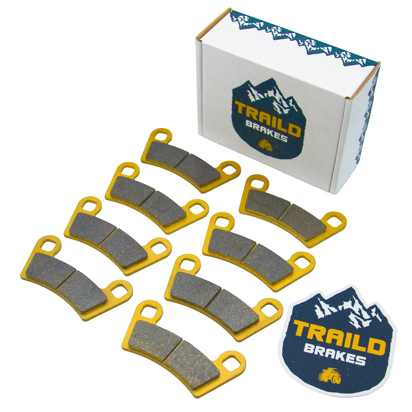 Traild Ceramic Brake Pad Set for Polaris Ranger in Packaging