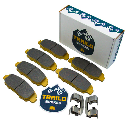 Traild Ceramic Brake Pad Set for Polaris Slingshot in Packaging