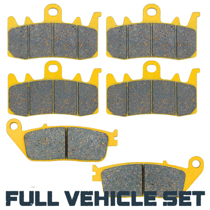 Traild PKC4828 Ceramic Brake Pad Set - Front View Full Vehicle Set