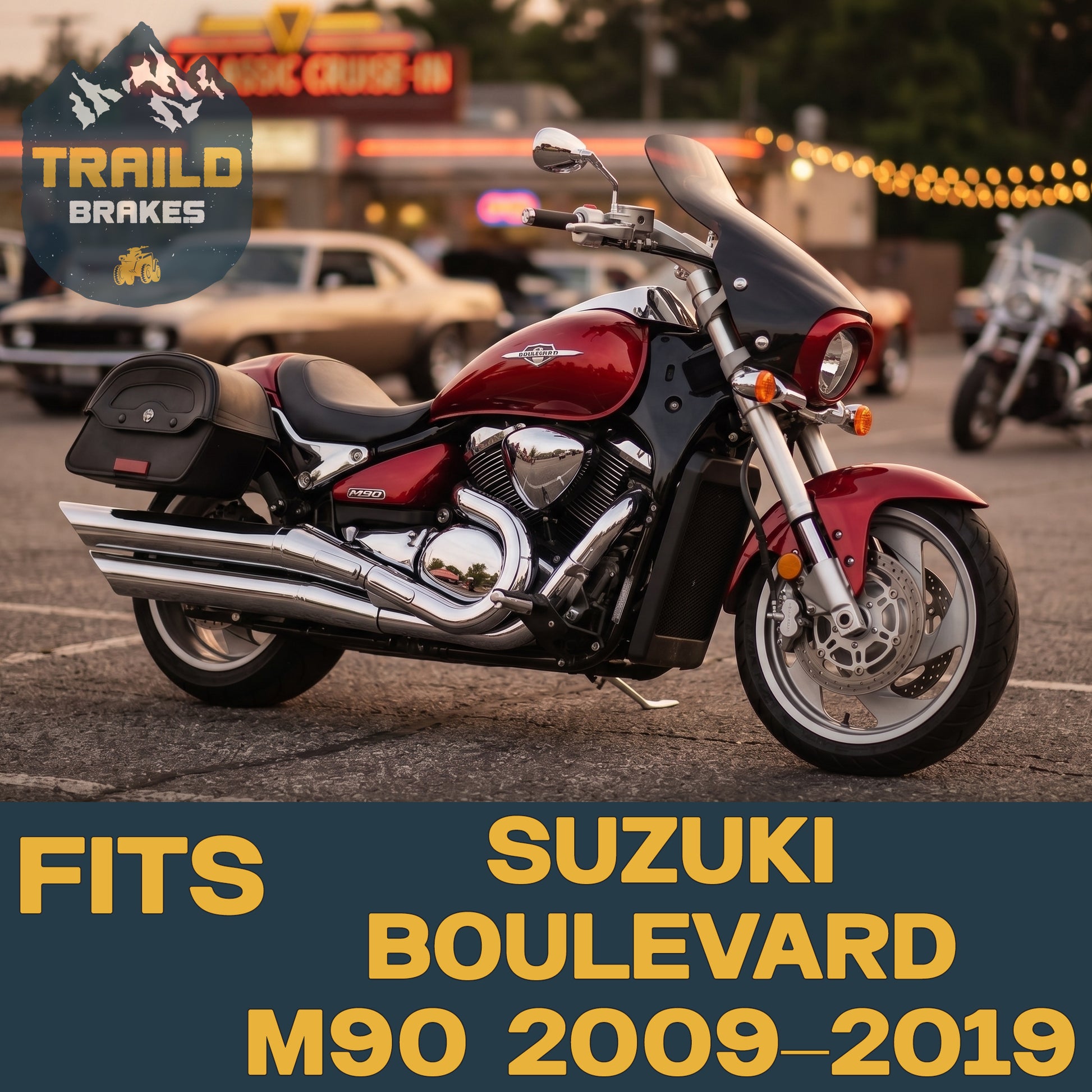 Traild Ceramic Brake Pads PKC4960-M90 What Fits Image