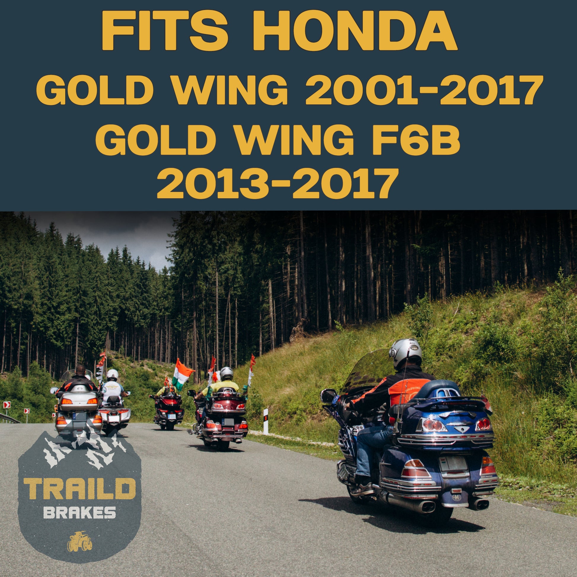 Traild PKC6261 Ceramic Brake Pad Set Fits