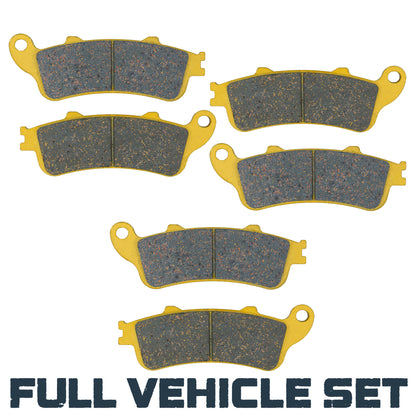 Traild PKC6261 Ceramic Brake Pad Full Vehicle Set