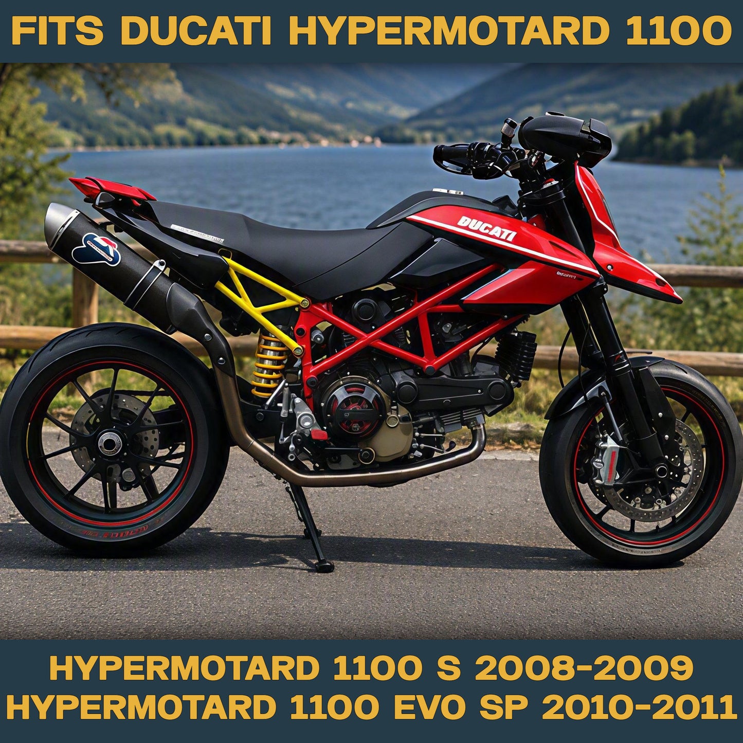 Ducati Hypermotard 1100 S/EVO SP 2008-2011 Ceramic Brake Pad Set