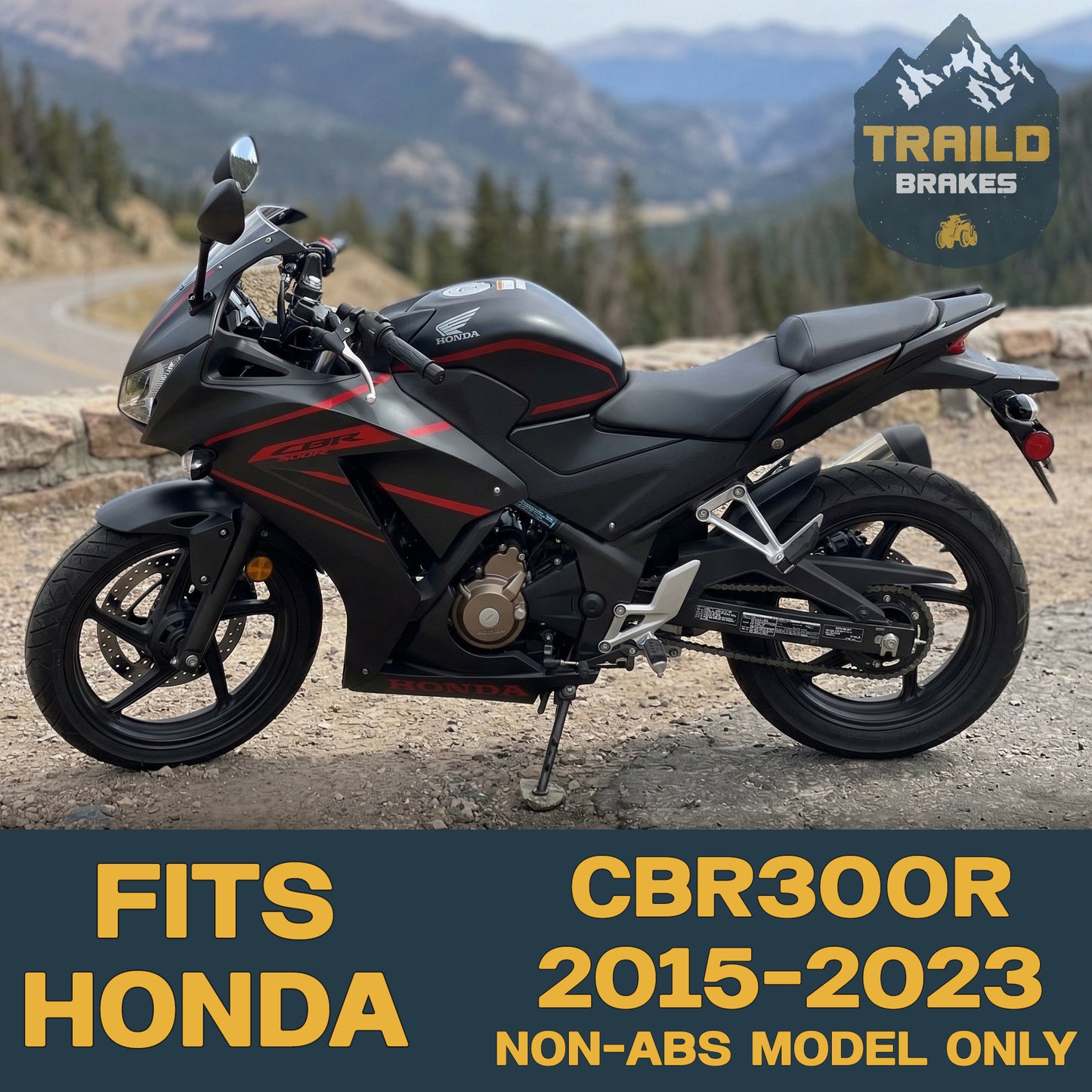 Traild PKC7007-CBR Ceramic Brake Set What it Fits Image