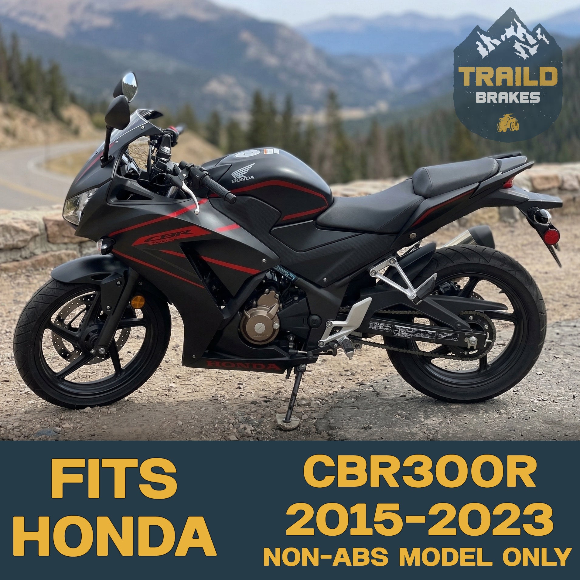 Traild PKC7007-CBR Ceramic Brake Set What it Fits Image