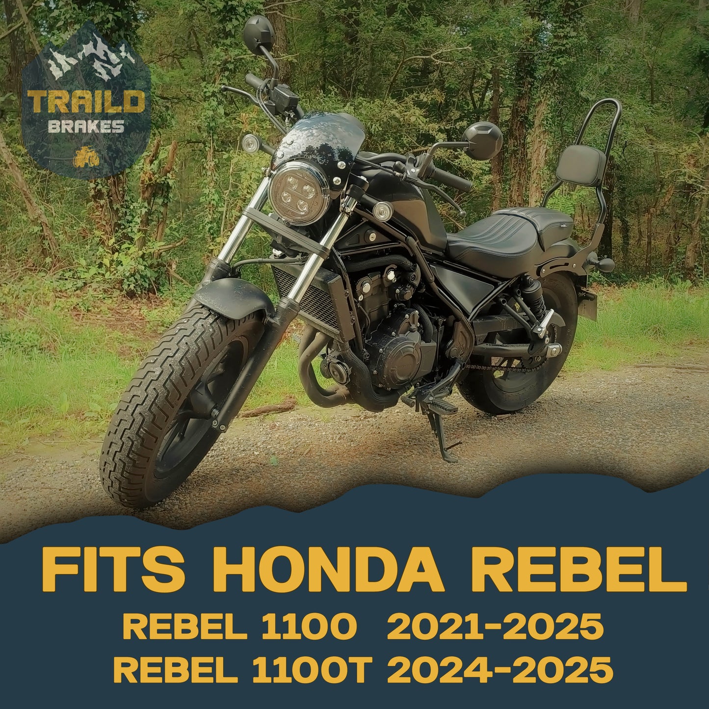 Honda Rebel 1100/T 2021-2025 Ceramic Brake Pad Full Vehicle Set