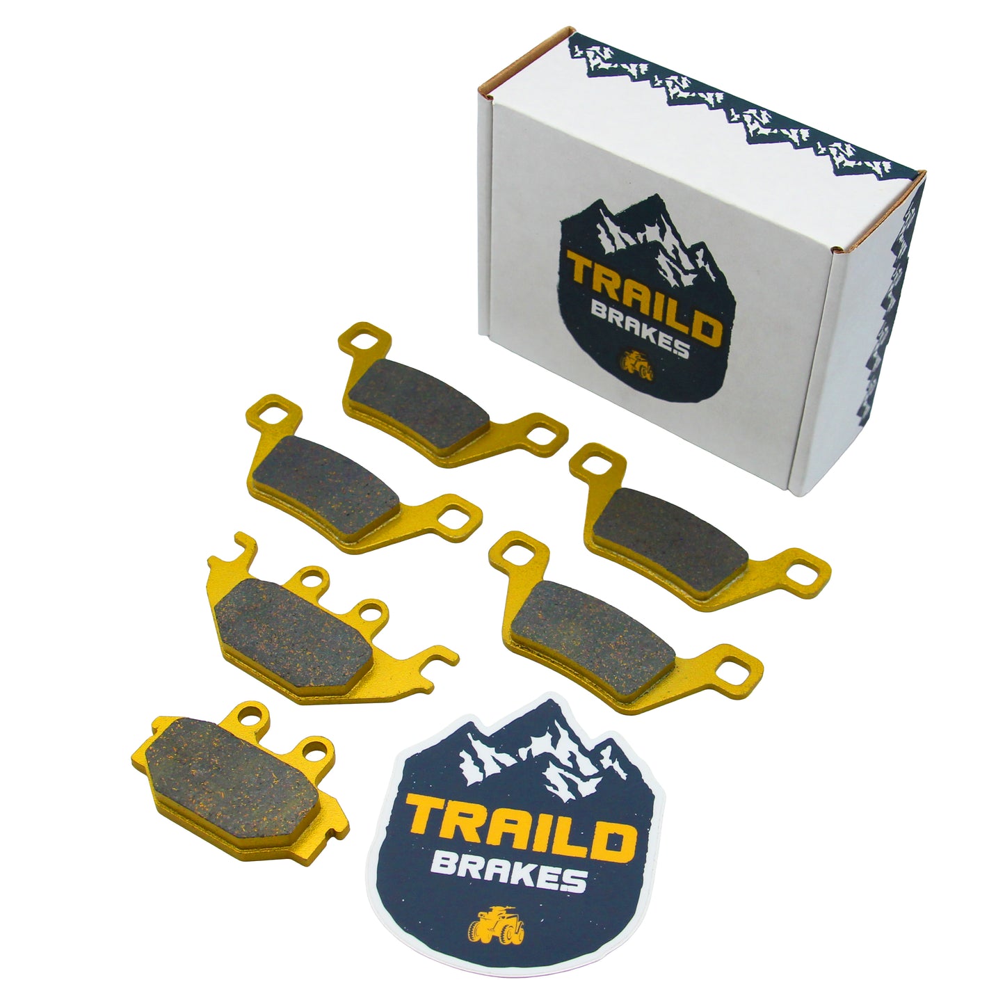 Traild Ceramic Brake Pad Set for Kymco MXU in Packaging