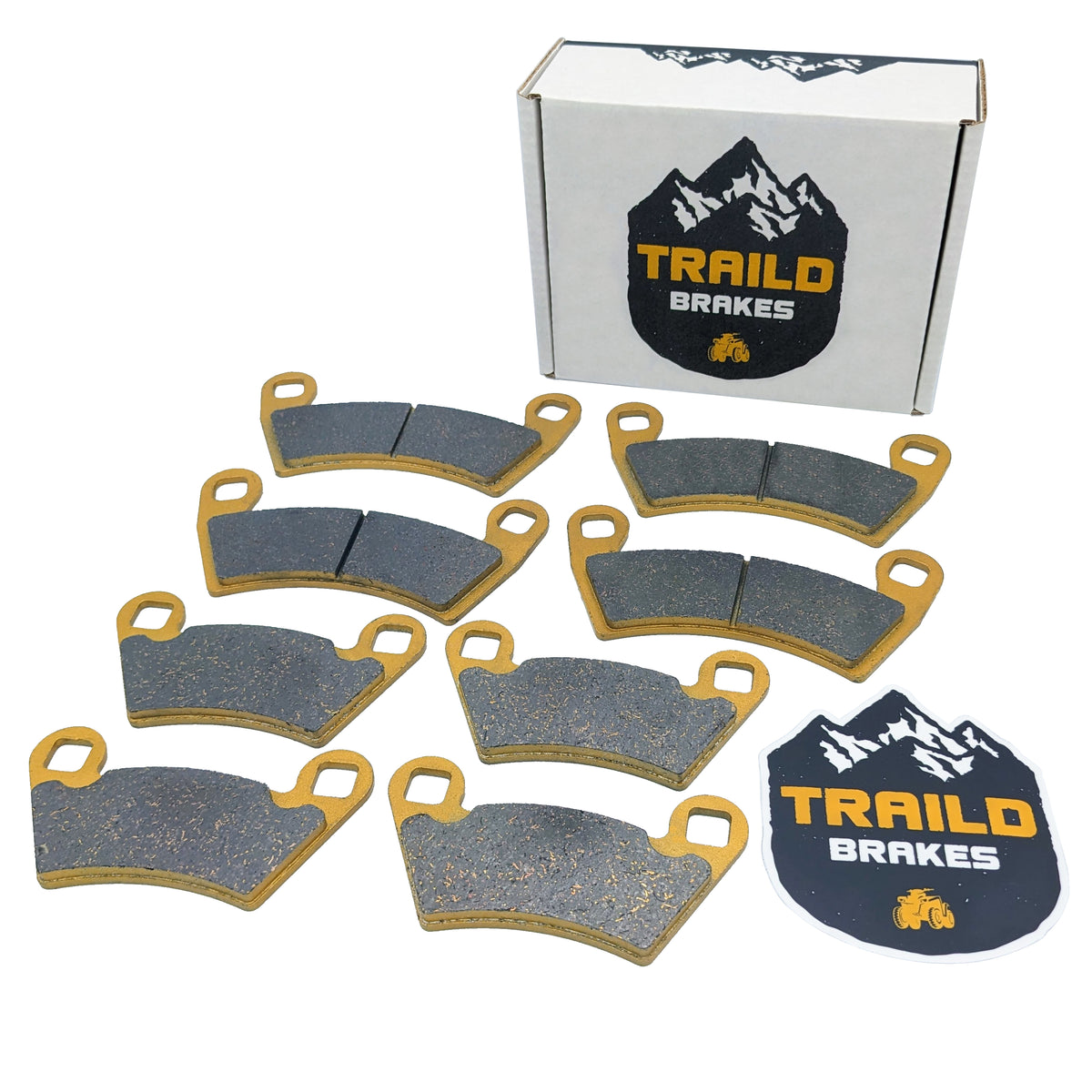 Traild Ceramic Brake Pad Set for Polaris RZR in Packaging