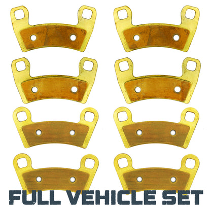 Polaris RZR Trail/S 1000/Trail S 1000/S 900/Trail S 900/900/Sport 2014-2025 Brass Brake Pad Set