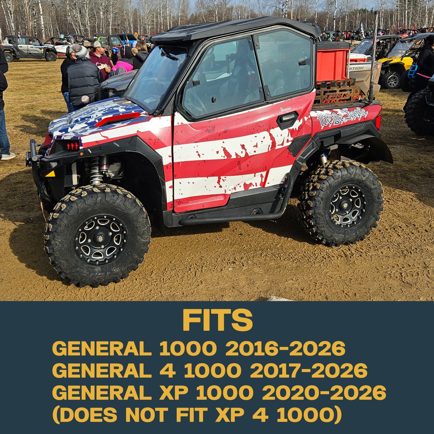 Polaris General 1000/4 1000/XP 1000 2016-2026 Ceramic Brake Pad Set