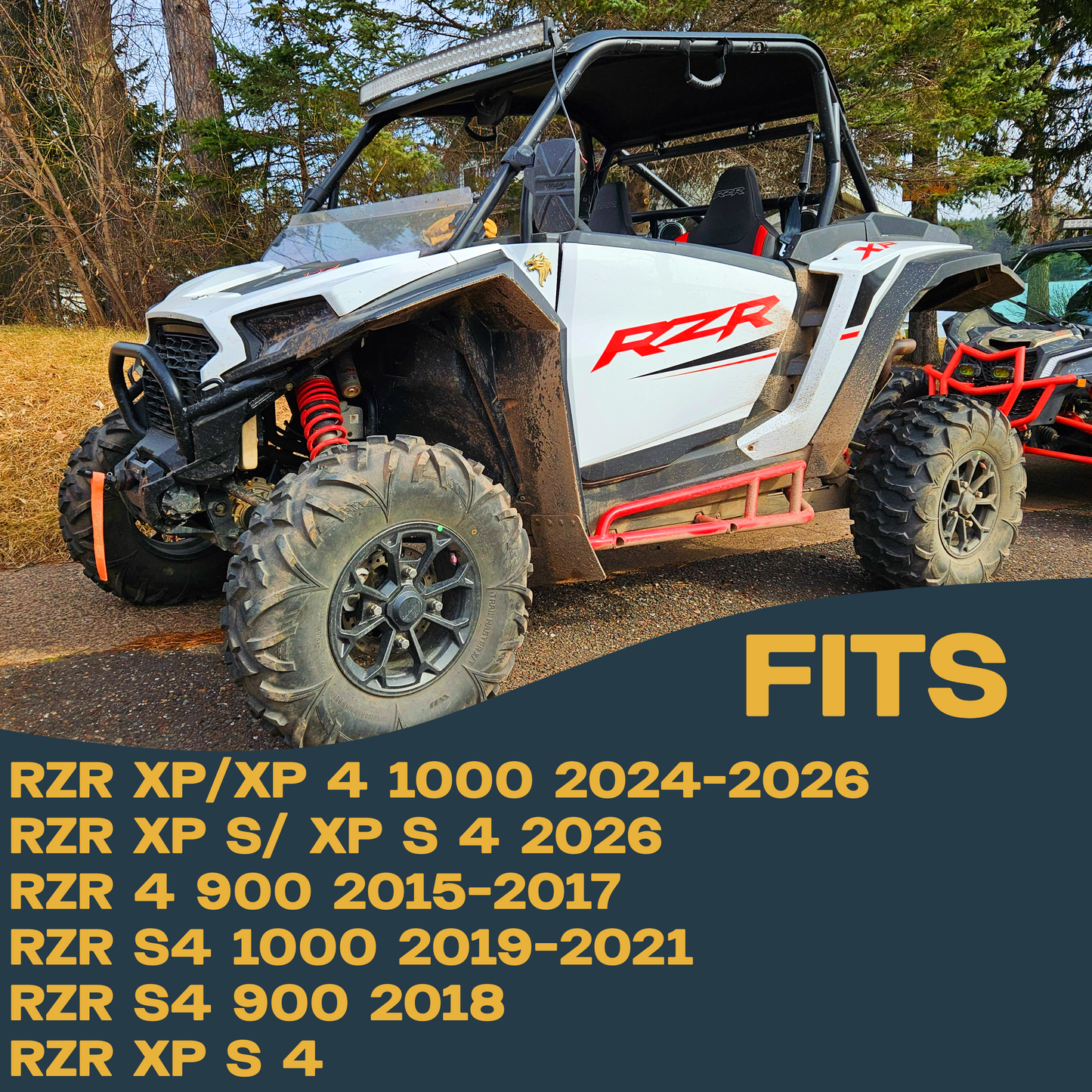 Polaris RZR XP 1000/XP4 1000/RZR 4 900/S 4 1000/S 4 900/XP S/XP S 4 2015-2026 Ceramic Brake Pad Set