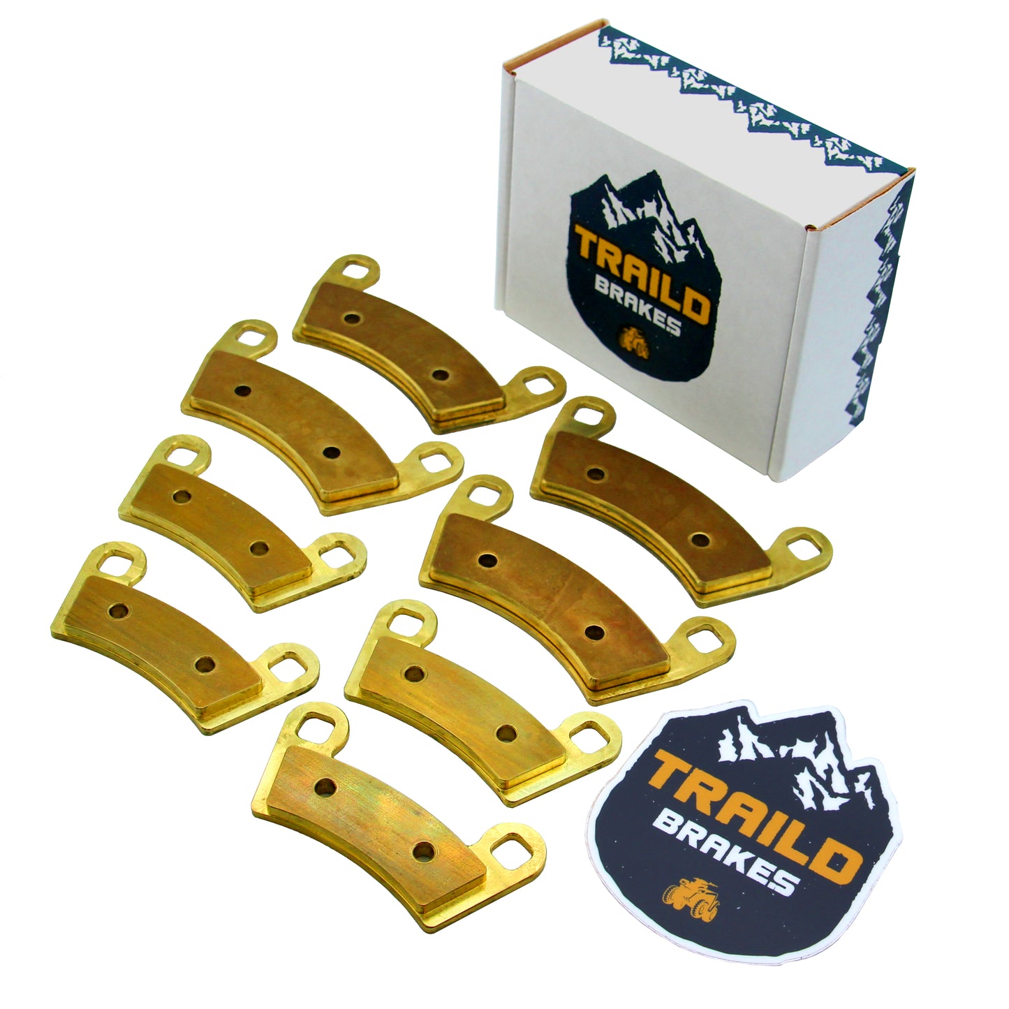 Polaris General 1000/4 1000/XP 1000 2016-2024 Brass Brake Pad Set