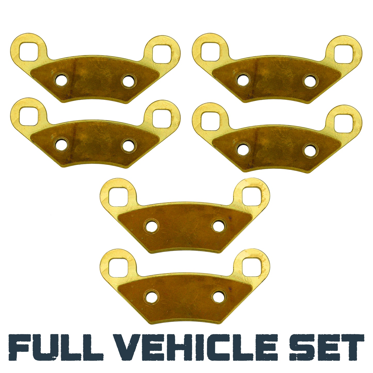 Traild brass brake pad set for Polaris Sportsman - Full Vehicle set