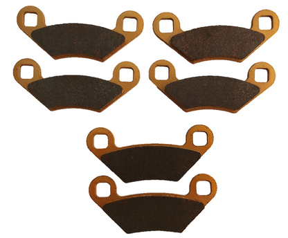 Traild Ceramic Brake Pad Set for Polaris Sportsman - Full Face View