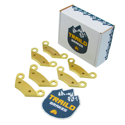 Traild Brass Brake pad set for Polaris Sportsman - Package View