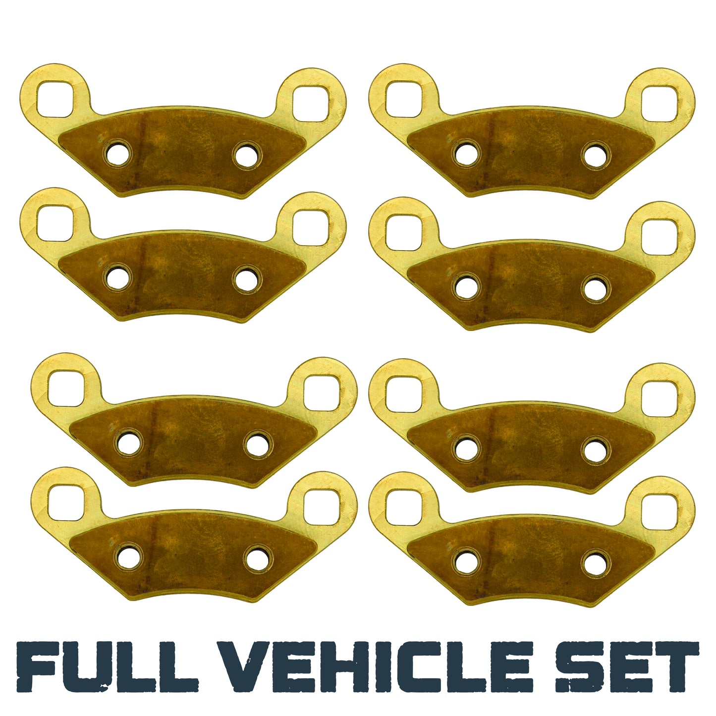 Traild brass brake pad set for Polaris Sportsman - Full Vehicle set