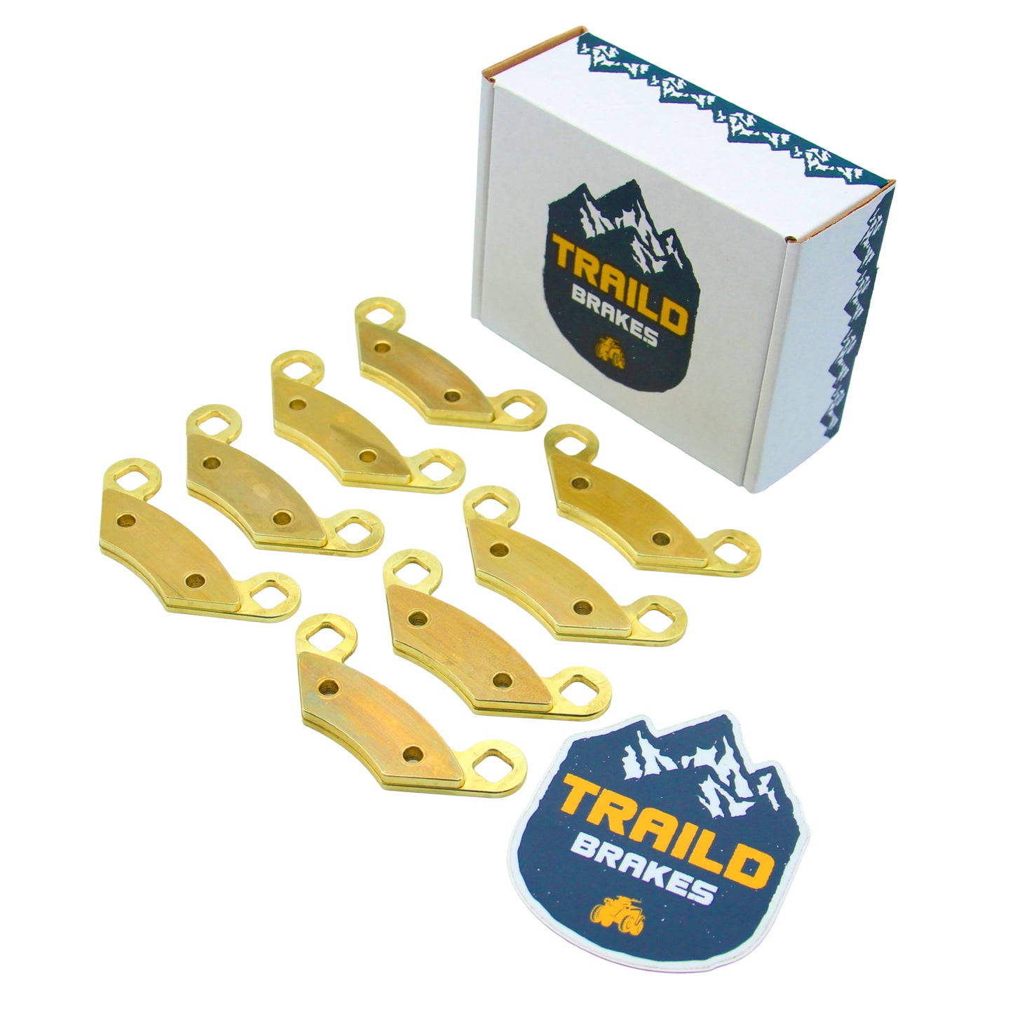Traild brass brake pad set for Polaris Sportsman - Full Vehicle set