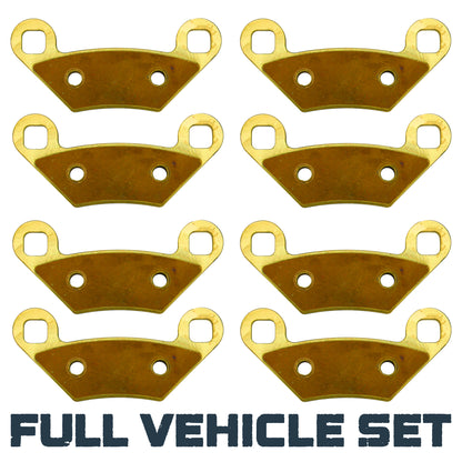 Traild brass brake pad set for Polaris Sportsman & Scrambler - Full Vehicle set