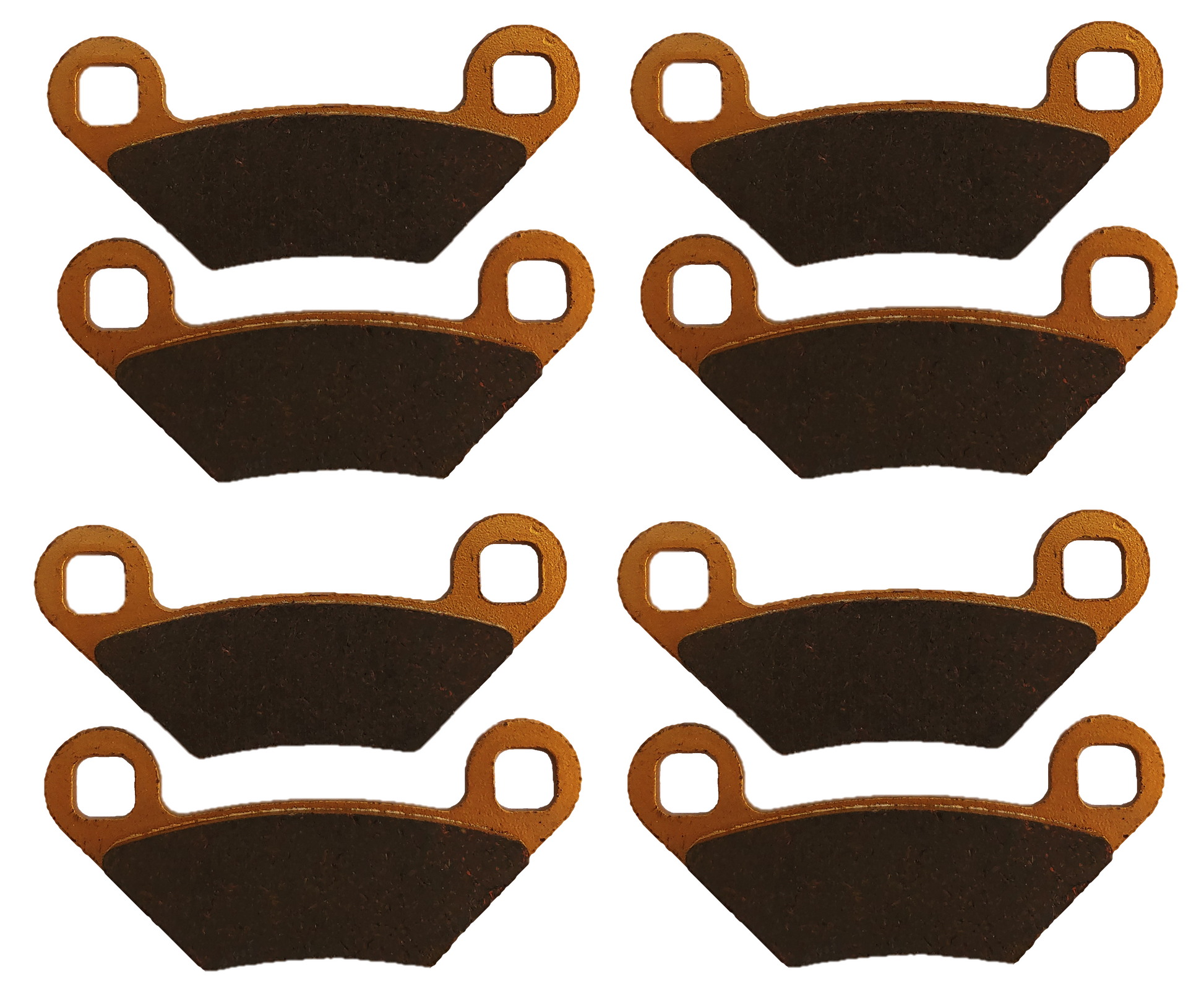 Traild Ceramic Brake Pad Set for Polaris Sportsman 1000 - Face View