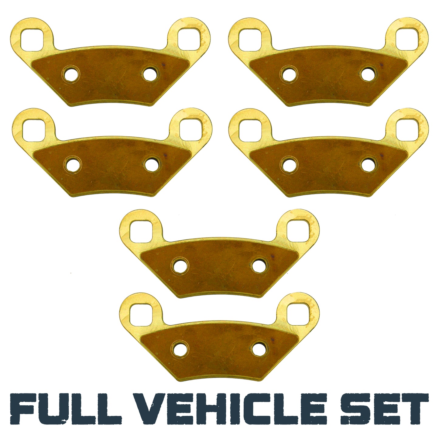 Traild brass brake pad set for Polaris Sportsman & Scrambler - Full Vehicle set