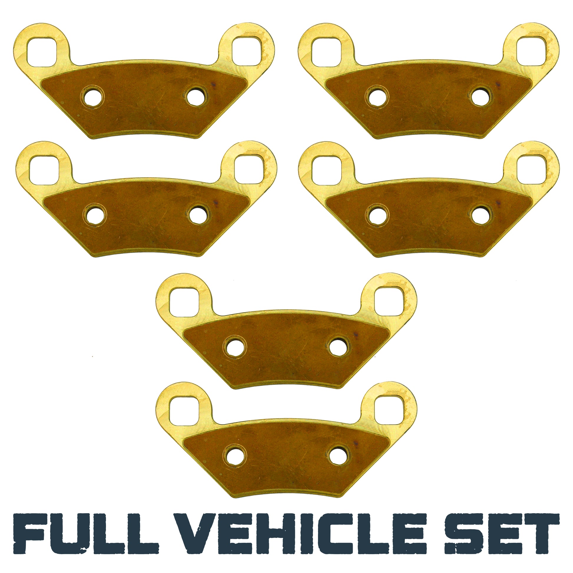 Traild brass brake pad set for Polaris Sportsman & Scrambler - Full Vehicle set