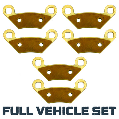 Traild brass brake pad set for Polaris Sportsman & Scrambler - Full Vehicle set