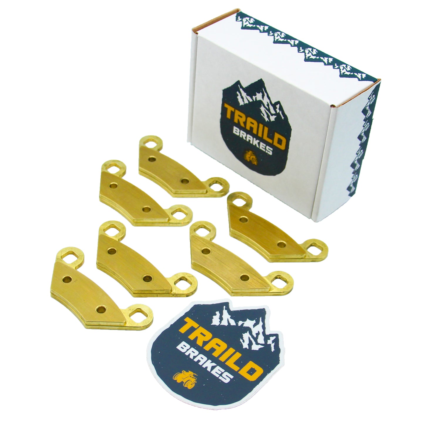 Traild Brass Brake Pad set for Polaris Sportsman & Scrambler - Package View