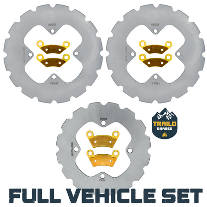 Polaris Sportsman Touring 500 2010-2013 Ridge Rider Rotor and Pad Kit