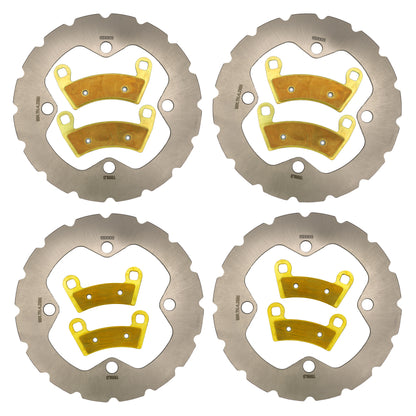 Traild Brass Pad & Rotor Kit for Polaris RZR - Kit View