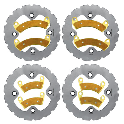 Traild Brass Pad & Rotor Kit for Polaris RZR XP PRO/Turbo - Kit View