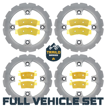 Traild brass pad and rotor kit for Kawasaki KRX