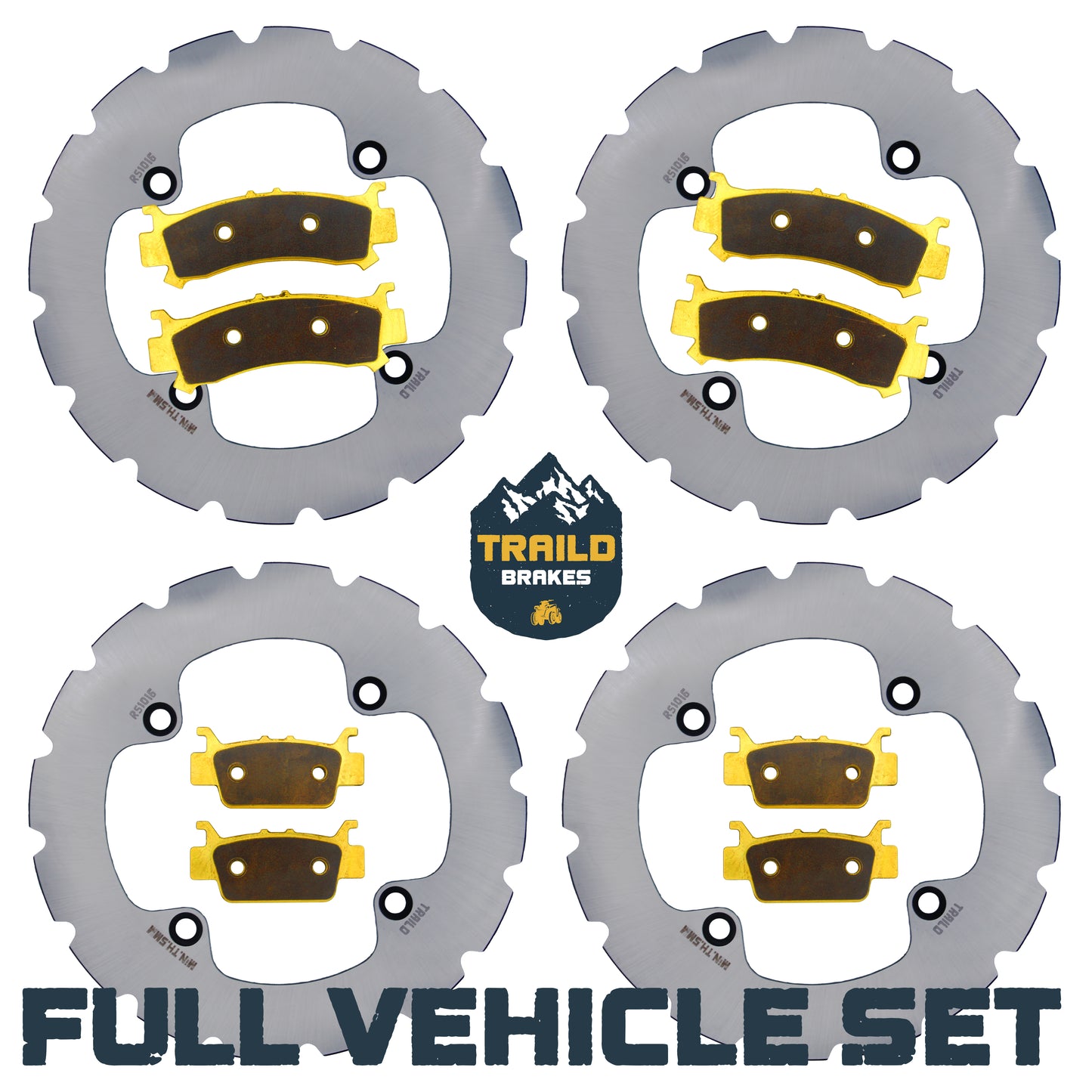 Traild Brass Pad and Rotor set for Honda Talon