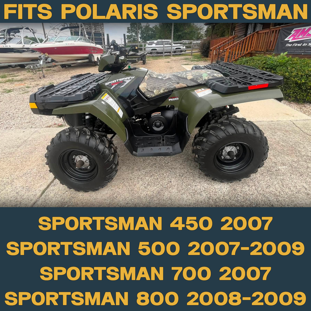 Polaris Sportsman Touring 450/500/700/800 2007-2009 Ridge Rider Rotor and Pad Kit