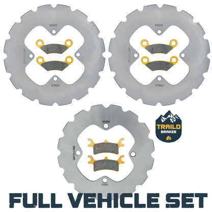 Polaris Sportsman Touring 450/500/700/800 2007-2009 Ridge Rider Rotor and Pad Kit