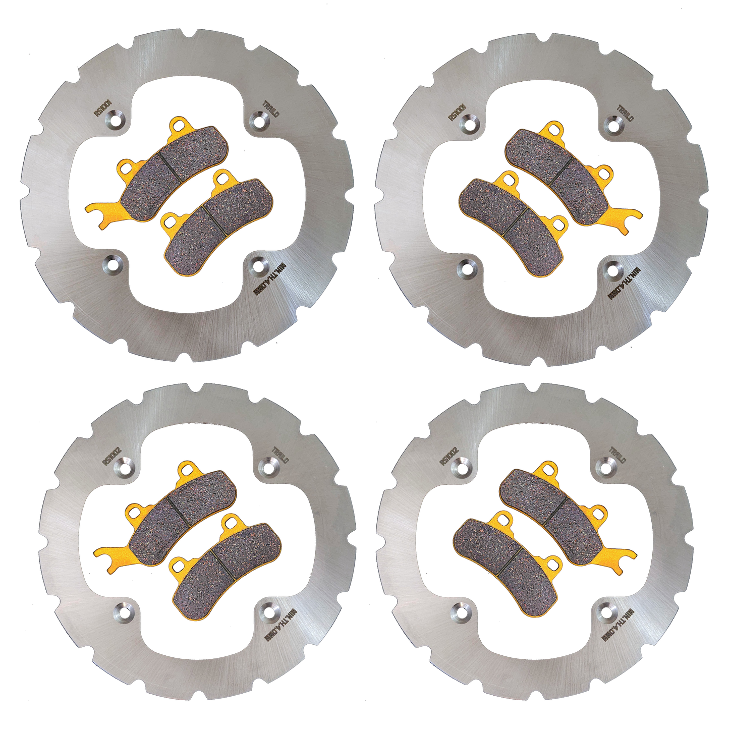 Can-Am Defender HD10/HD9/HD8/HD7/HD5 2016-2026 Ridge Rider Rotor and Pad Kit