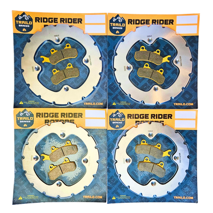 Traild PRKCS40001 Ceramic Brake Pad and Rotor Kit - Complete Set