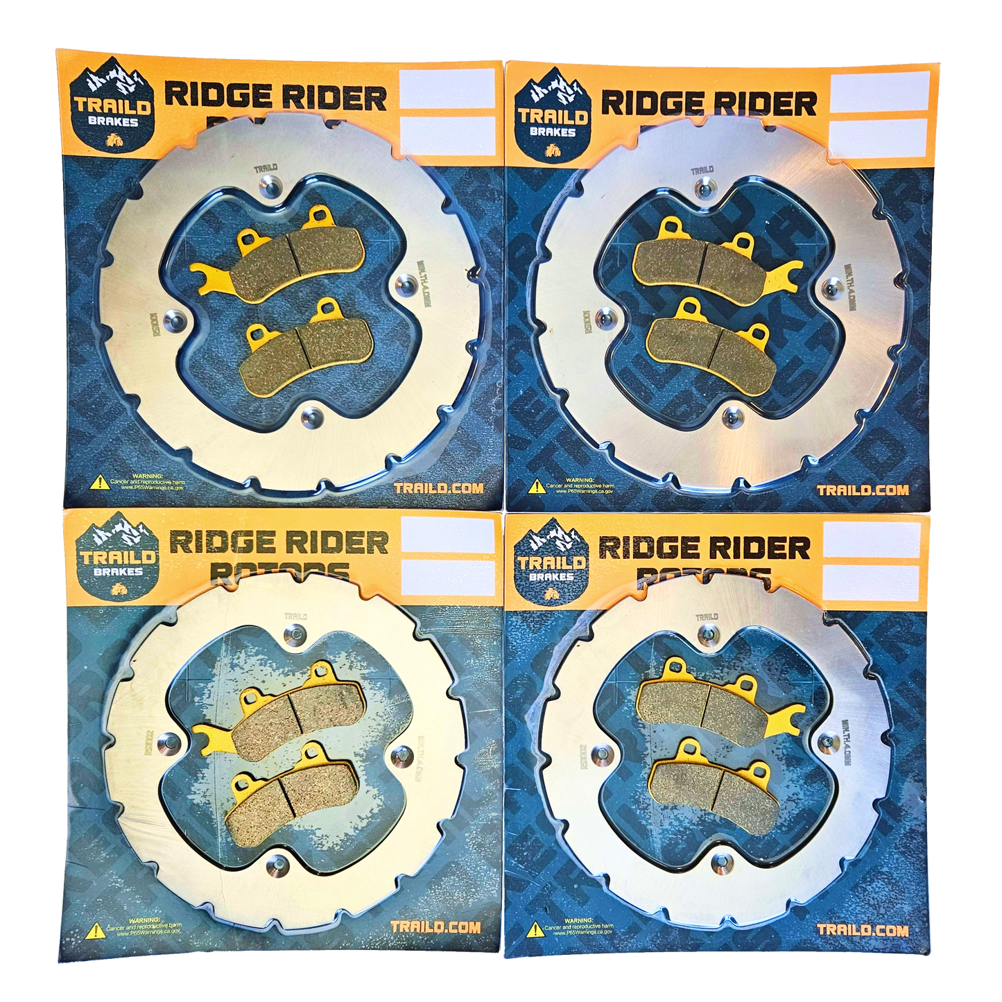 Traild PRKCS40001 Ceramic Brake Pad and Rotor Kit - Complete Set