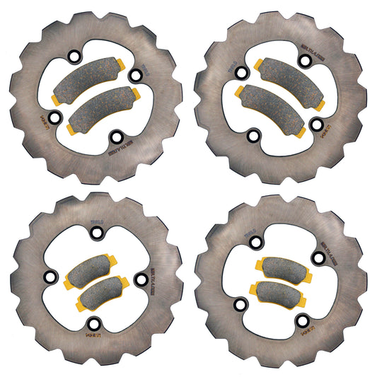 Traild PRKCS40004 Ceramic Brake Pad and Rotor Kit - 4 Calipers