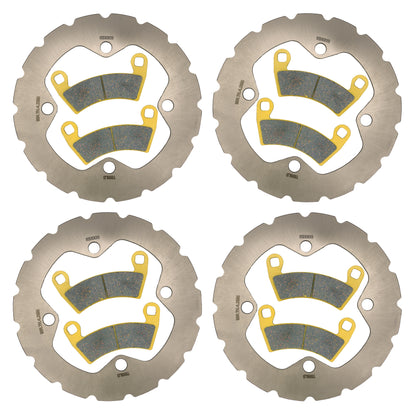 Traild PRKCS4008 Ceramic Brake Pad and Rotor Kit - Complete Set