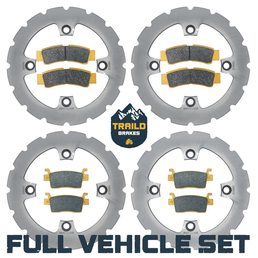 Kawasaki KRX/KRX4 1000 2020-2026 Ridge Rider Rotor and Brake Pad Kit