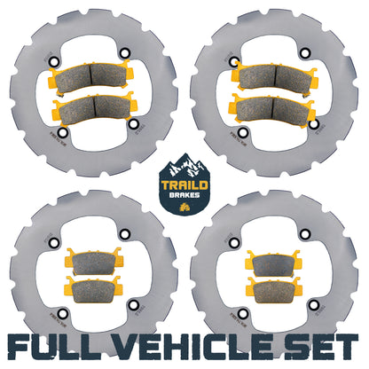 Traild Ceramic Pad and Rotor set for Honda Talon