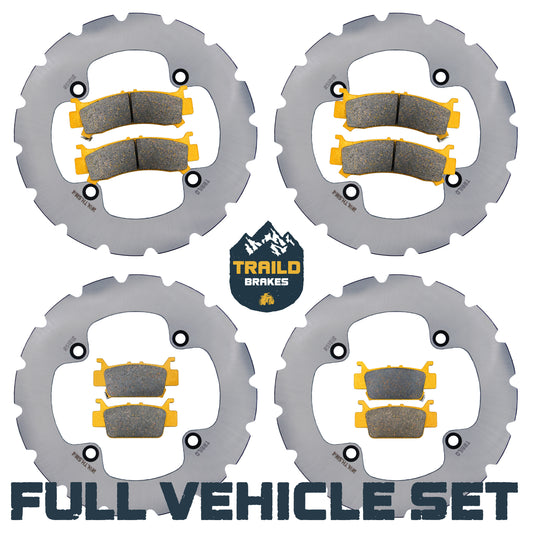 Traild Ceramic Pad and Rotor set for Honda Talon