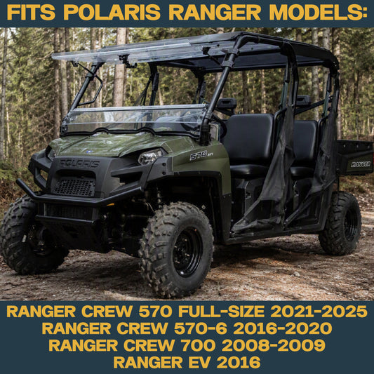 Polaris Ranger EV/Crew 700/570/570-6 2008-2025 Ridge Rider Rotor and Pad Kit