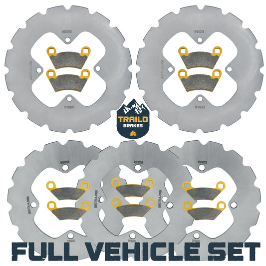 Polaris Sportsman 6x6 570 2017-2026 Ridge Rider Rotor and Pad Kit