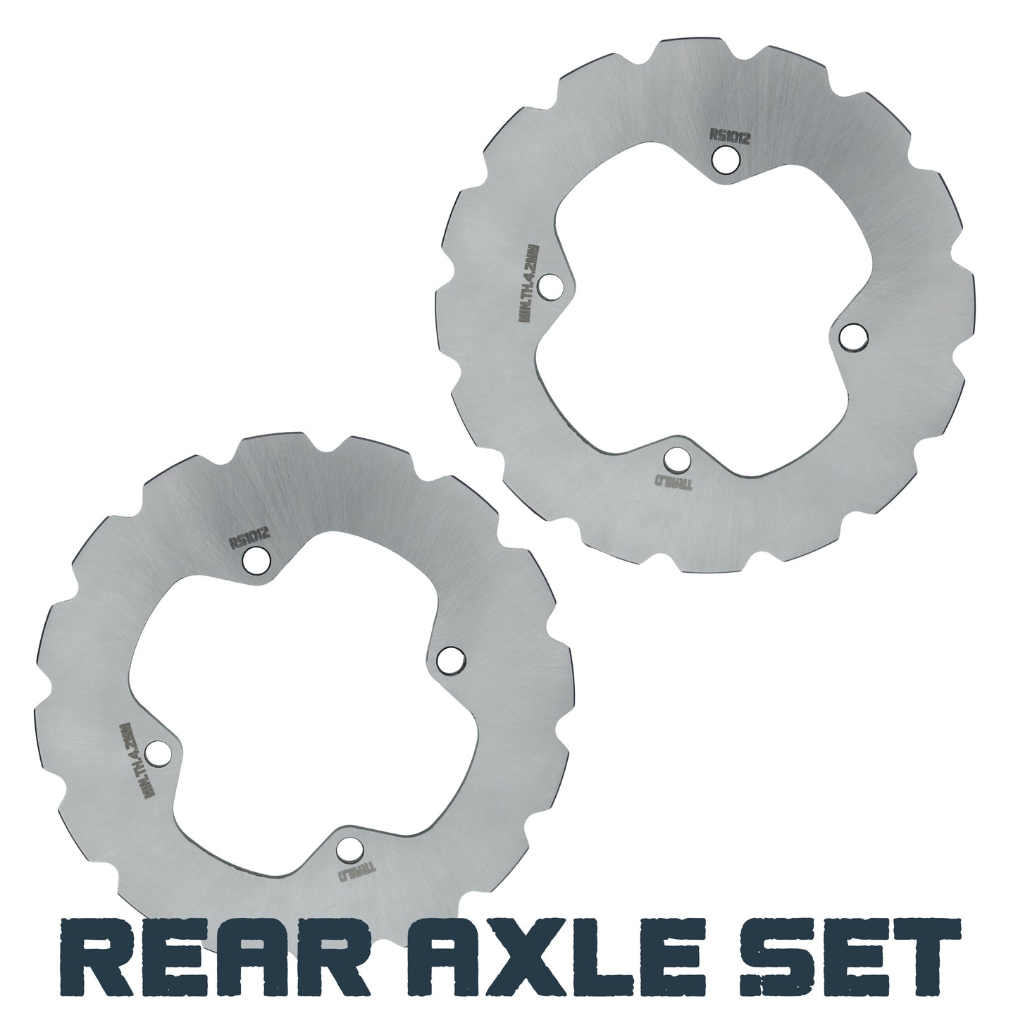 Traild Ridge Rider Disc Brake Rotor axle set for Polaris Ranger
