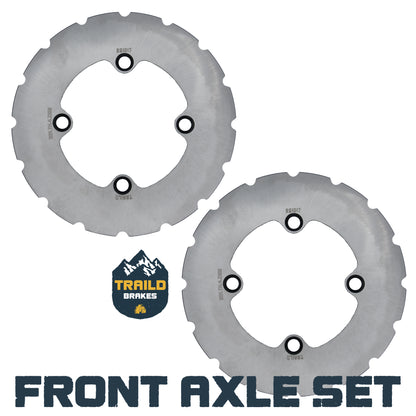 Traild Ridge Rider Rotors for Polaris Ranger XP - Front Axle Set View