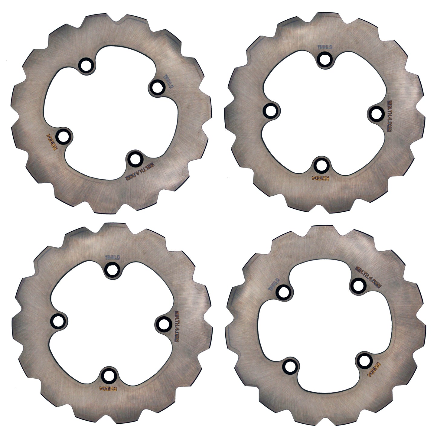 Traild PRKCS40004 Ceramic Brake Pad and Rotor Kit - 4 Calipers