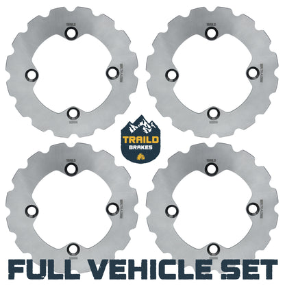 Traild Ridge Rider Rotor full vehicle set for Polaris RZR
